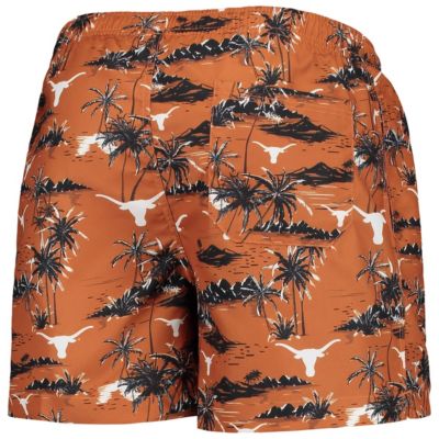 NCAA Texas Longhorns Island Palm Swim Trunks