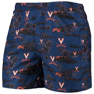 NCAA Virginia Cavaliers Island Palm Swim Trunks