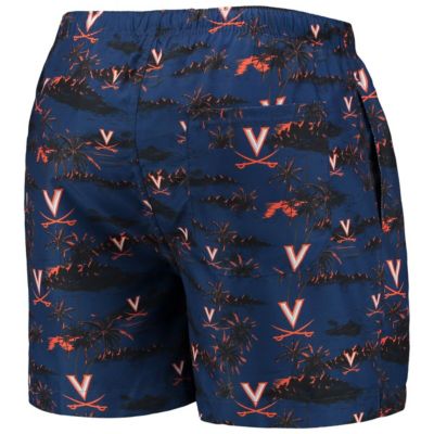 NCAA Virginia Cavaliers Island Palm Swim Trunks