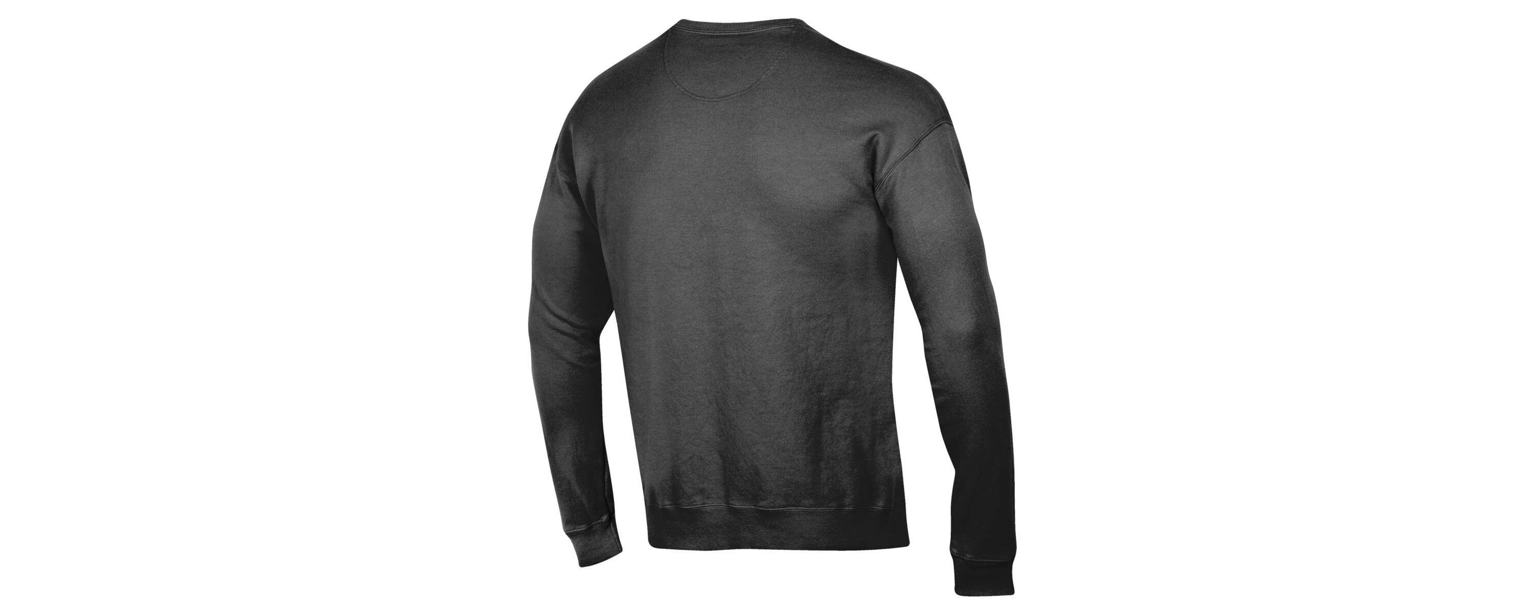 Clark Atlanta Panthers NCAA Clark Atlanta University Panthers Stack Garment Dyed Crewneck Pullover Sweatshirt