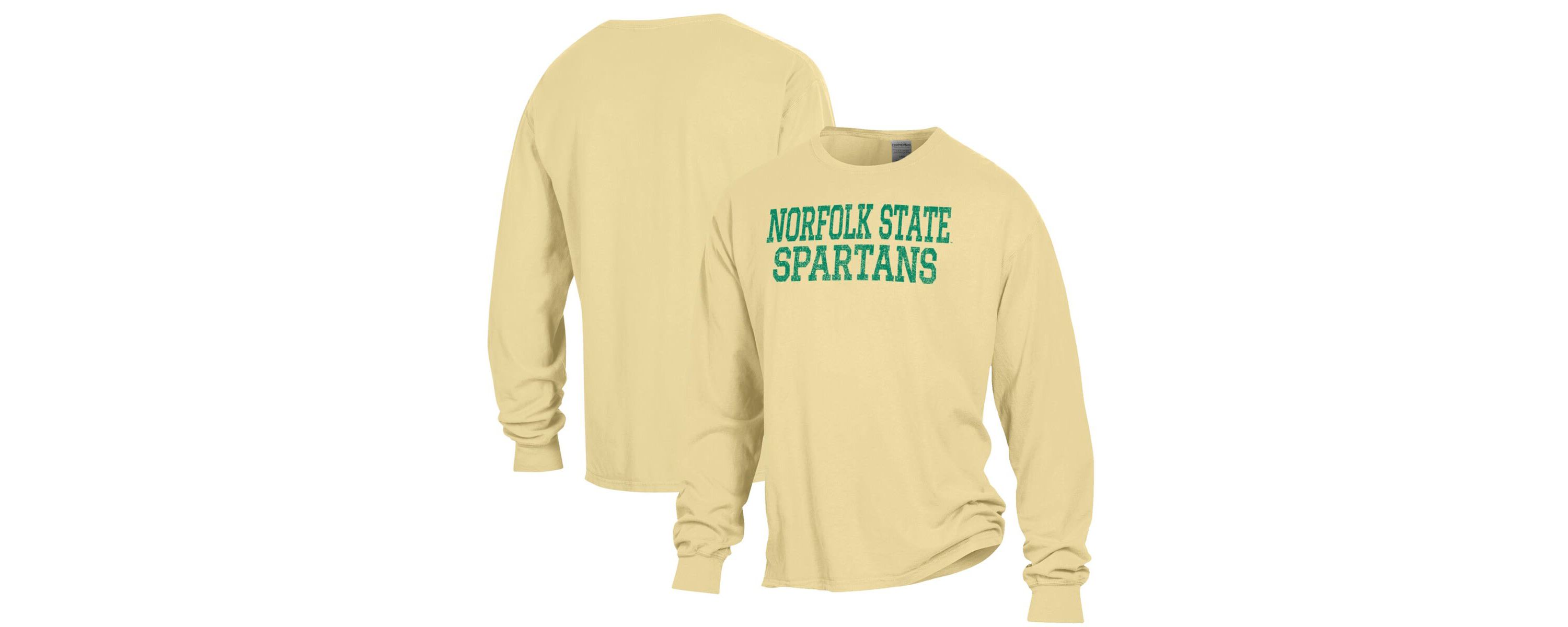 NCAA Norfolk State Spartans Stack Garment Dyed Long Sleeve T-Shirt