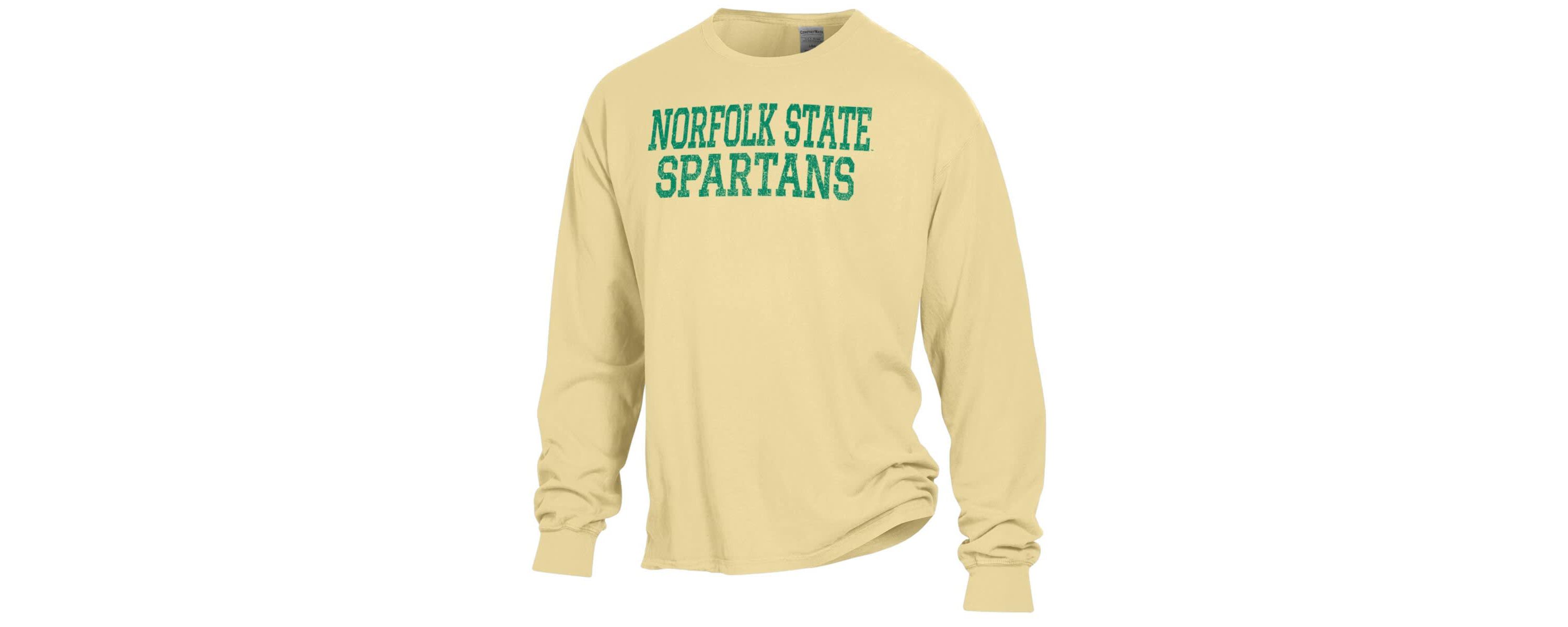 NCAA Norfolk State Spartans Stack Garment Dyed Long Sleeve T-Shirt