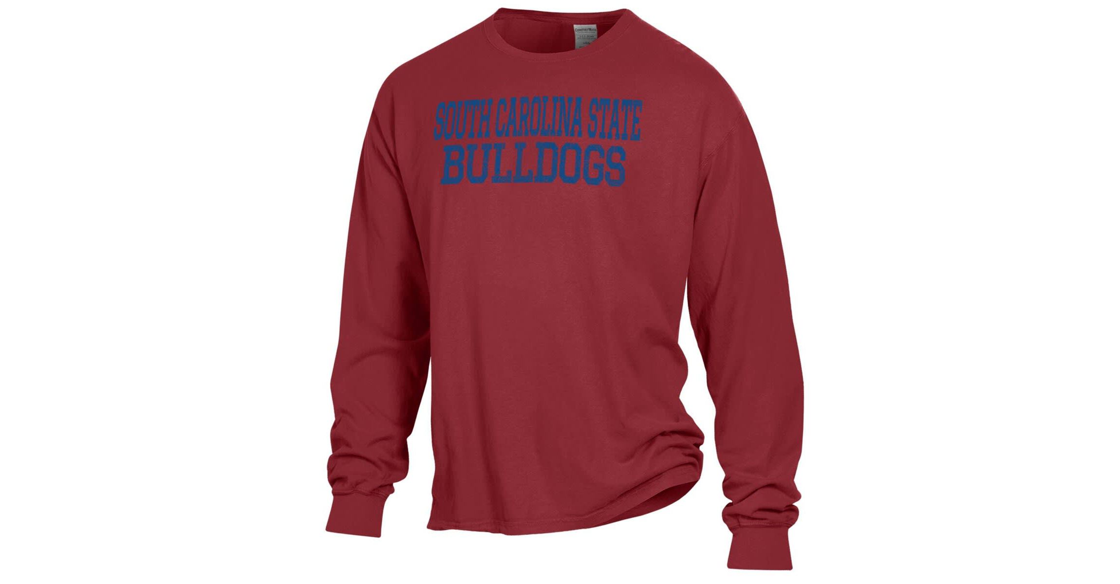 SC State Bulldogs NCAA South Carolina State Bulldogs Stack Garment Dyed Long Sleeve T-Shirt