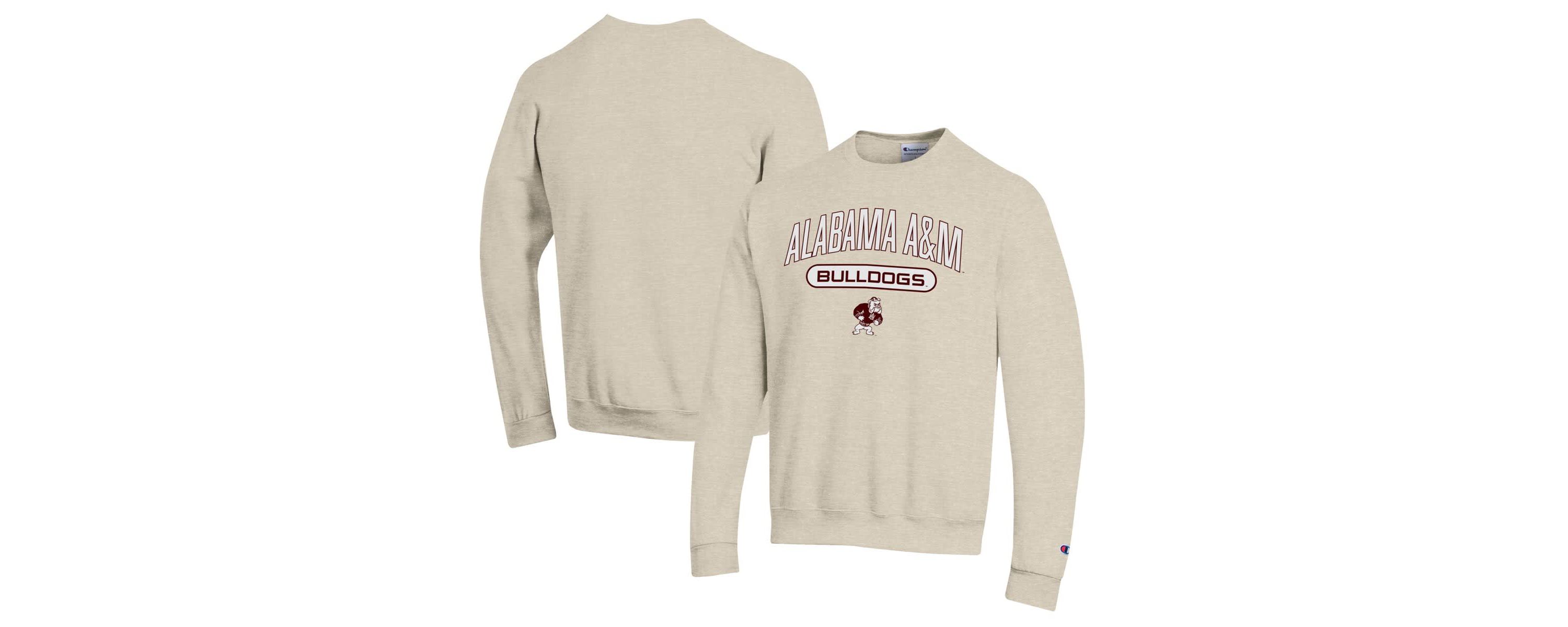 NCAA ed Alabama A&M Bulldogs Eco Powerblend Crewneck Sweatshirt