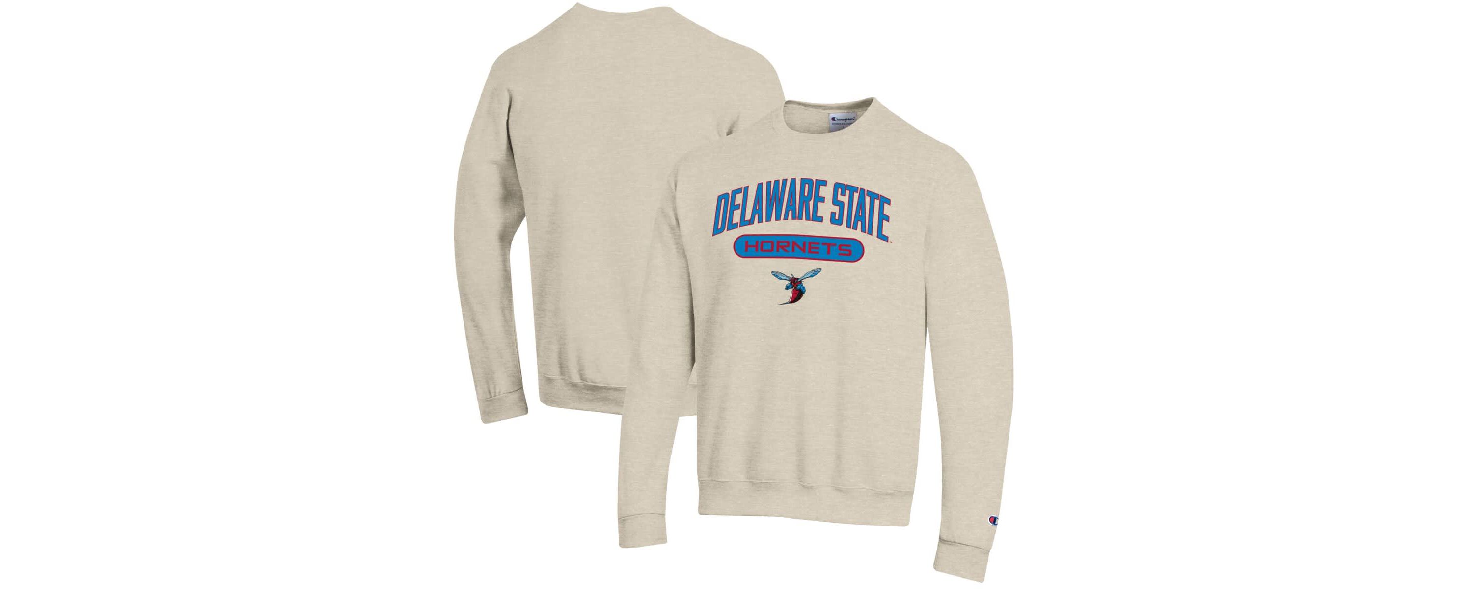 NCAA ed Delaware State Hornets Eco Powerblend Crewneck Sweatshirt