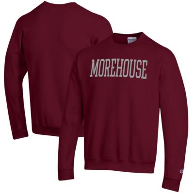 Champion Men's Morehouse Maroon Tigers NCAA Morehouse Tigers Eco Powerblend Crewneck Sweatshirt