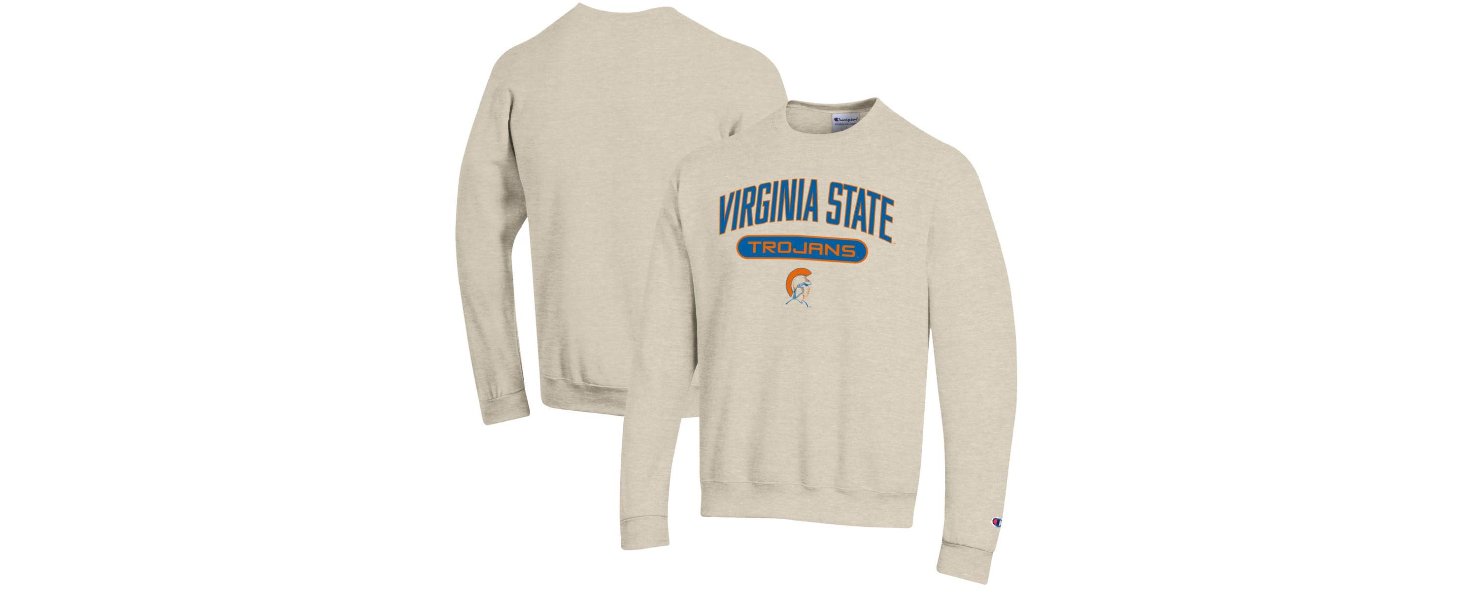NCAA ed Virginia State Trojans Eco Powerblend Crewneck Sweatshirt