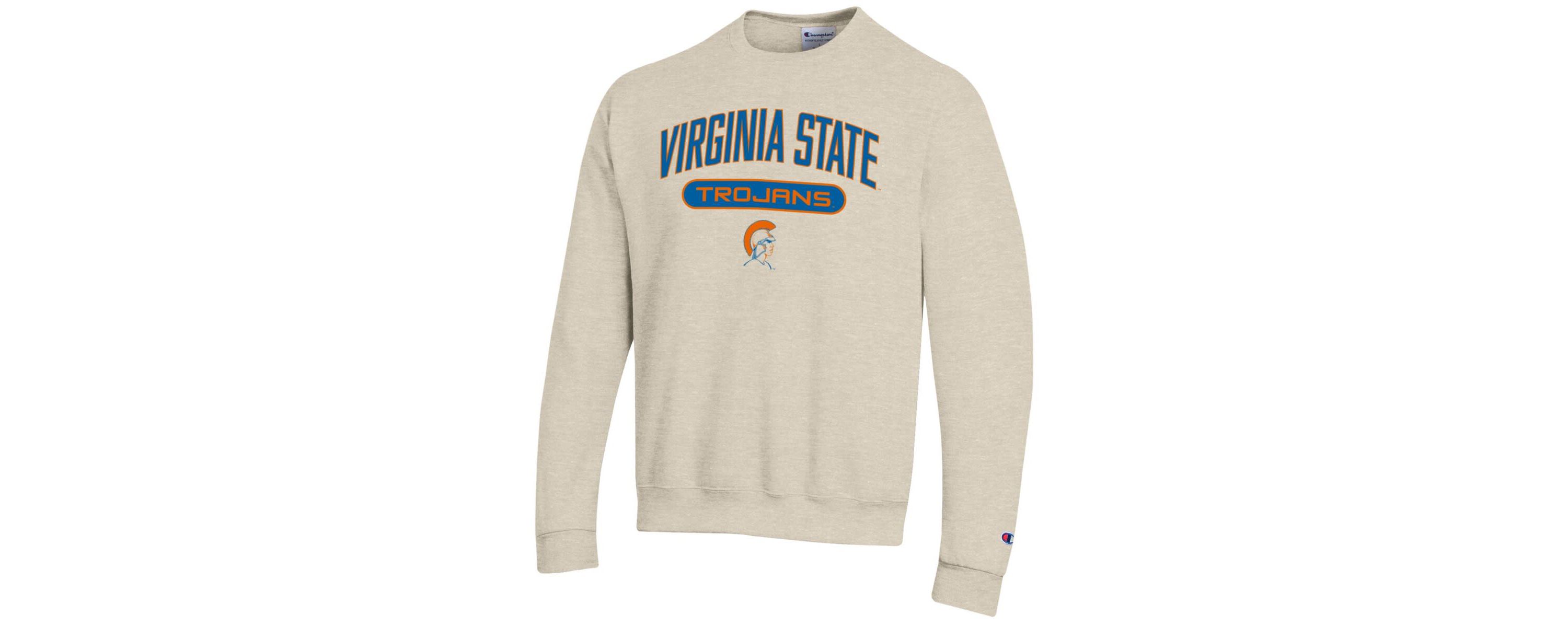 NCAA ed Virginia State Trojans Eco Powerblend Crewneck Sweatshirt