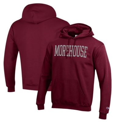 Champion Men's Morehouse Maroon Tigers NCAA Morehouse Tigers Eco Powerblend Pullover Hoodie