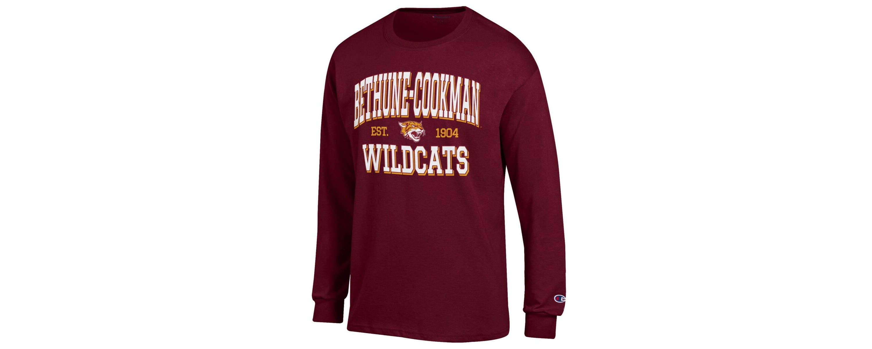 NCAA Bethune-Cookman Wildcats Jersey Est. Date Long Sleeve T-Shirt