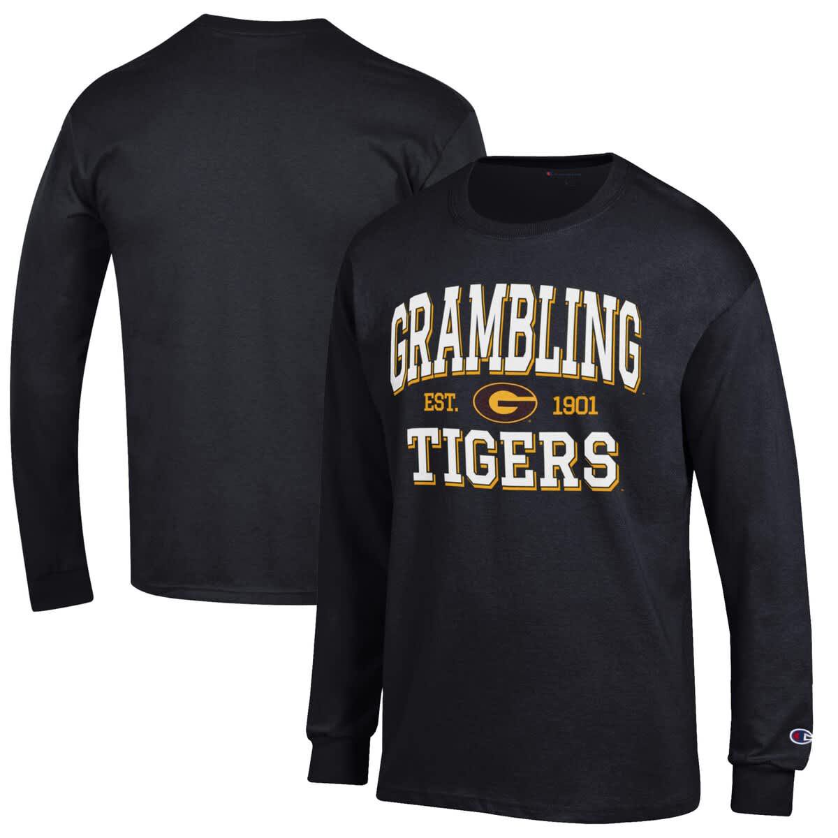 Grambling State Tigers NCAA Grambling Tigers Jersey Est. Date Long Sleeve T-Shirt