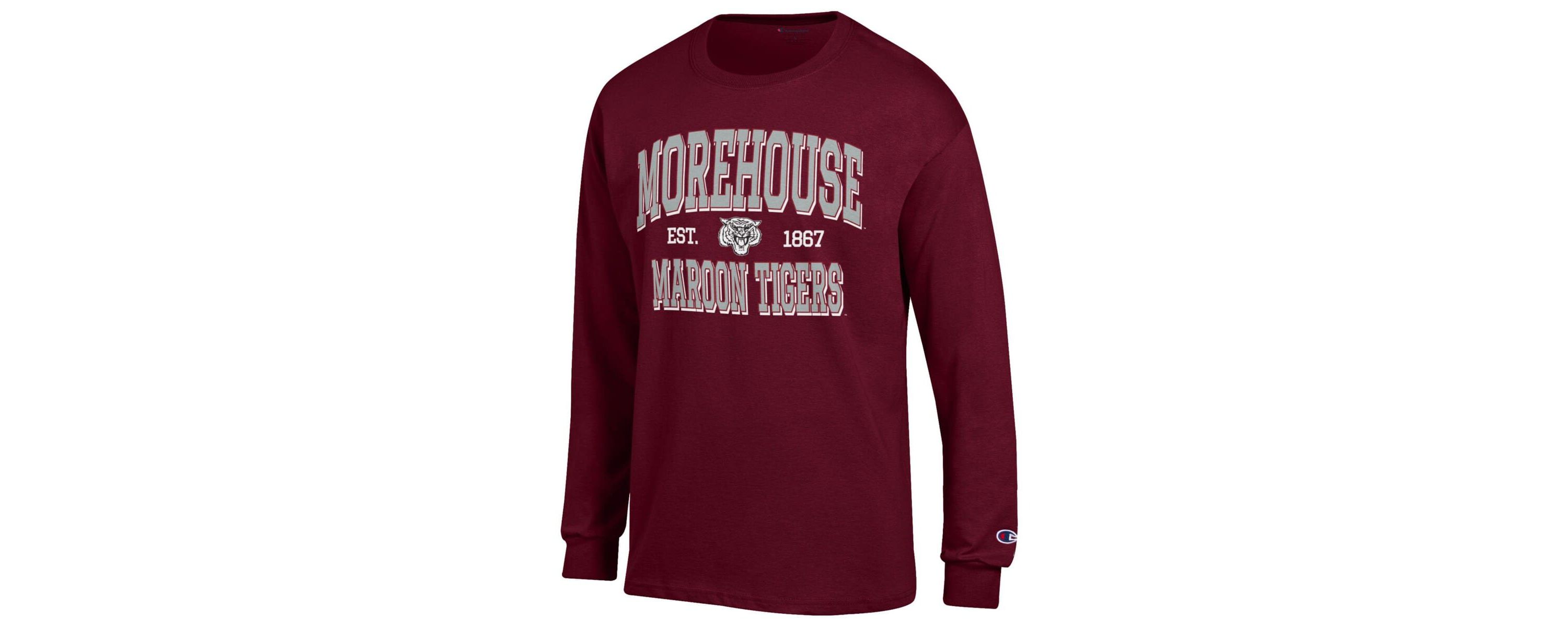 Morehouse Maroon Tigers NCAA Morehouse Tigers Jersey Est. Date Long Sleeve T-Shirt