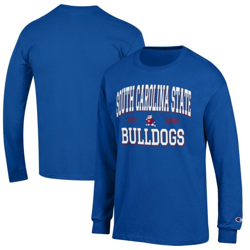SC State Bulldogs NCAA South Carolina State Bulldogs Jersey Est. Date Long Sleeve T-Shirt