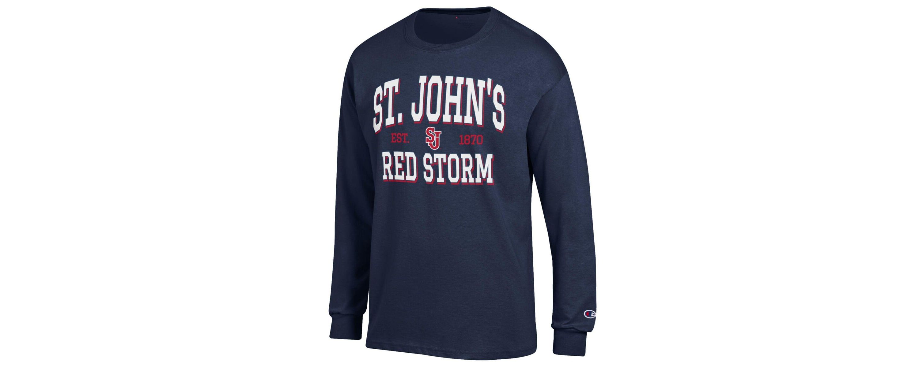 St. Johns Red Storm NCAA St. Johns Storm Jersey Est. Date Long Sleeve T-Shirt