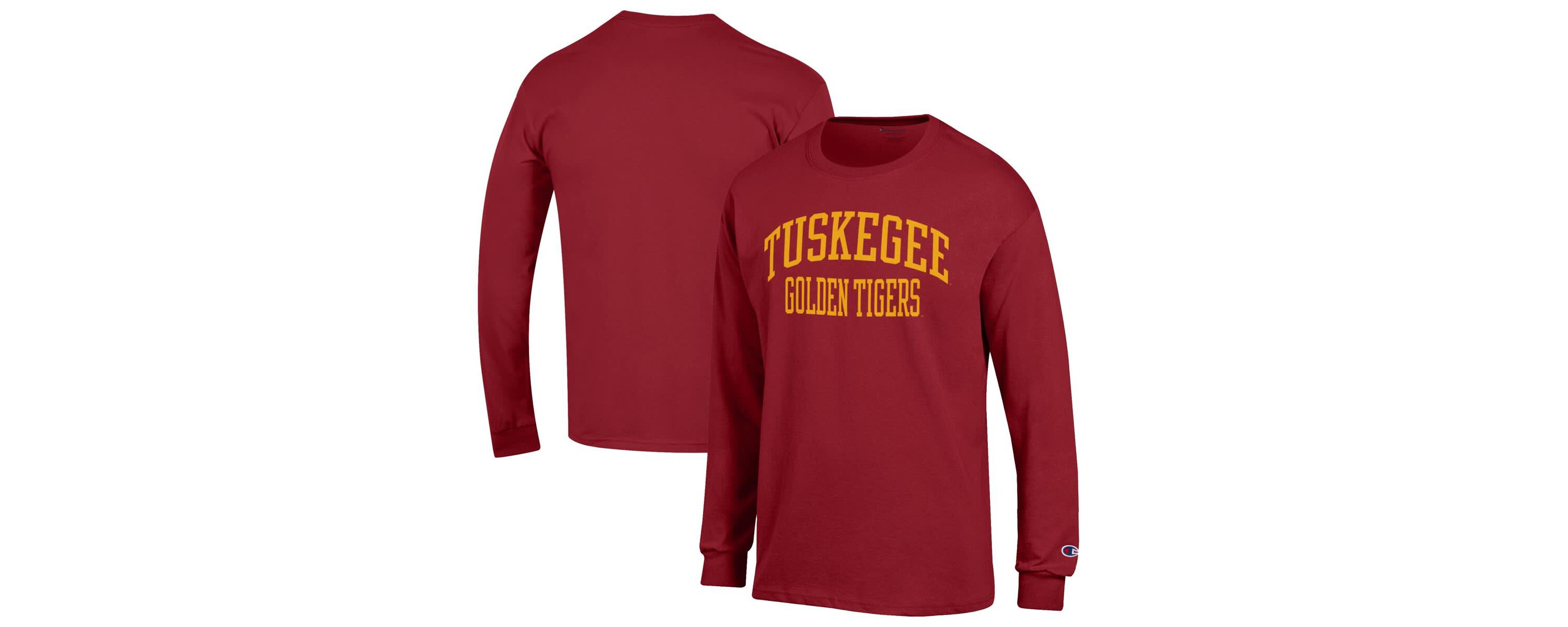 NCAA Tuskegee Golden Tigers Jersey Long Sleeve T-Shirt