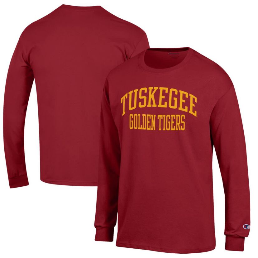 NCAA Tuskegee Golden Tigers Jersey Long Sleeve T-Shirt