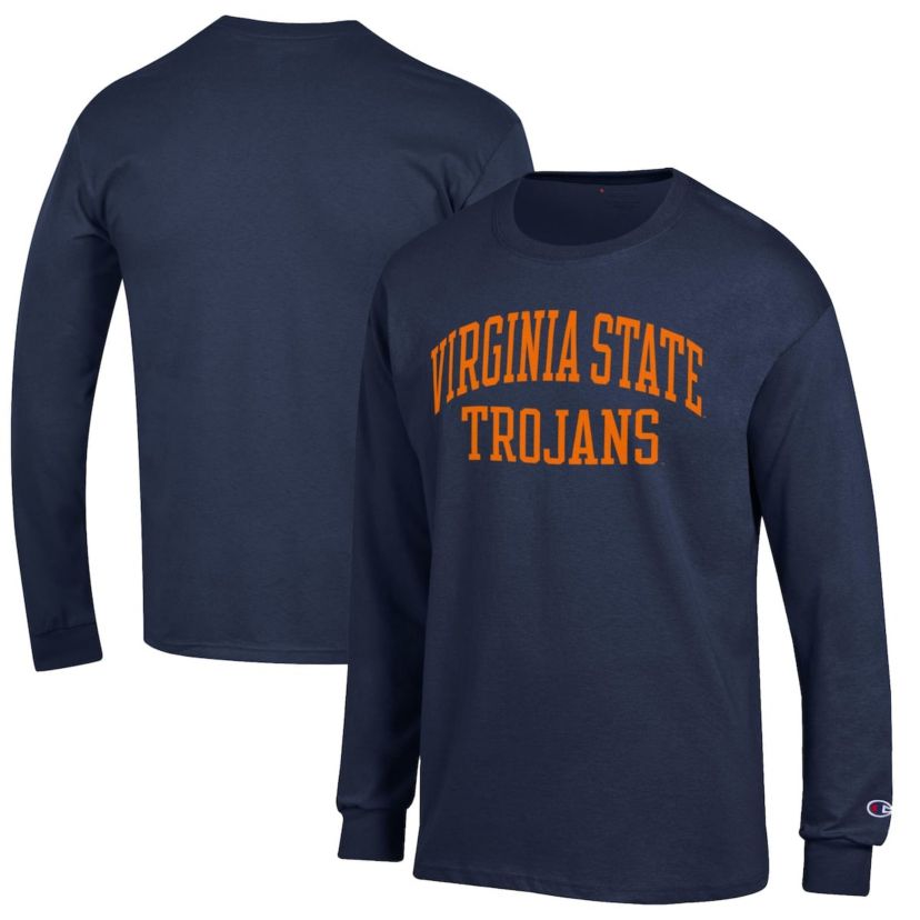NCAA Virginia State Trojans Jersey Long Sleeve T-Shirt