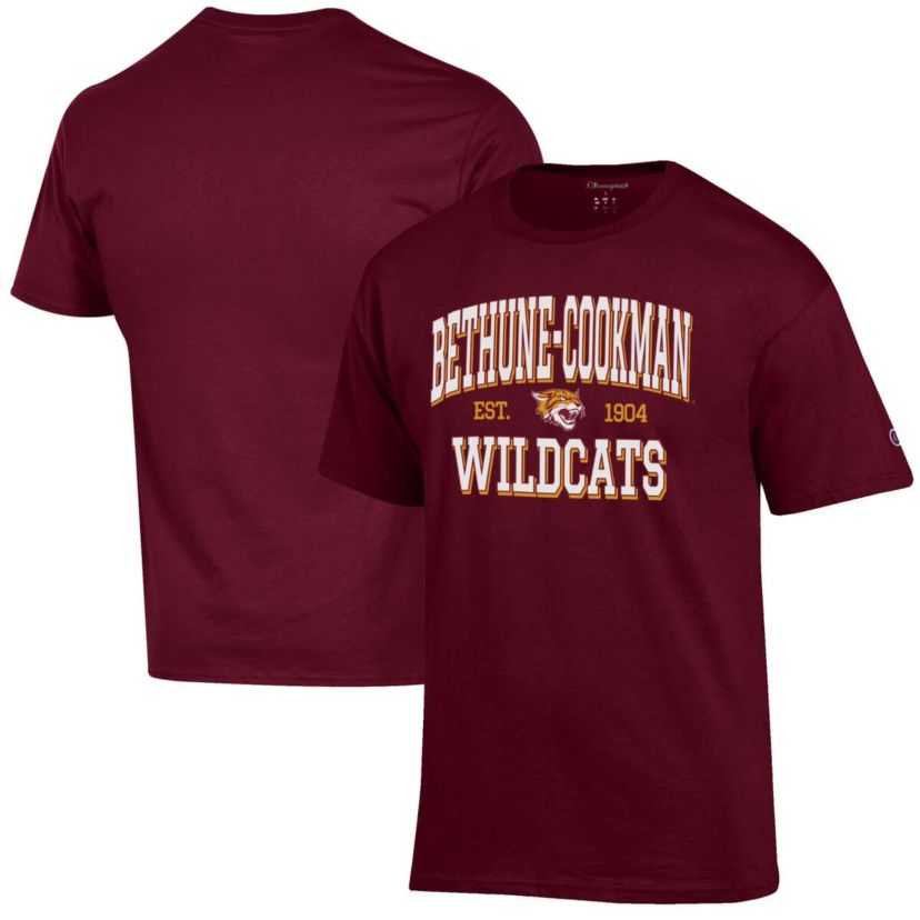 NCAA Bethune-Cookman Wildcats Est. Date Jersey T-Shirt