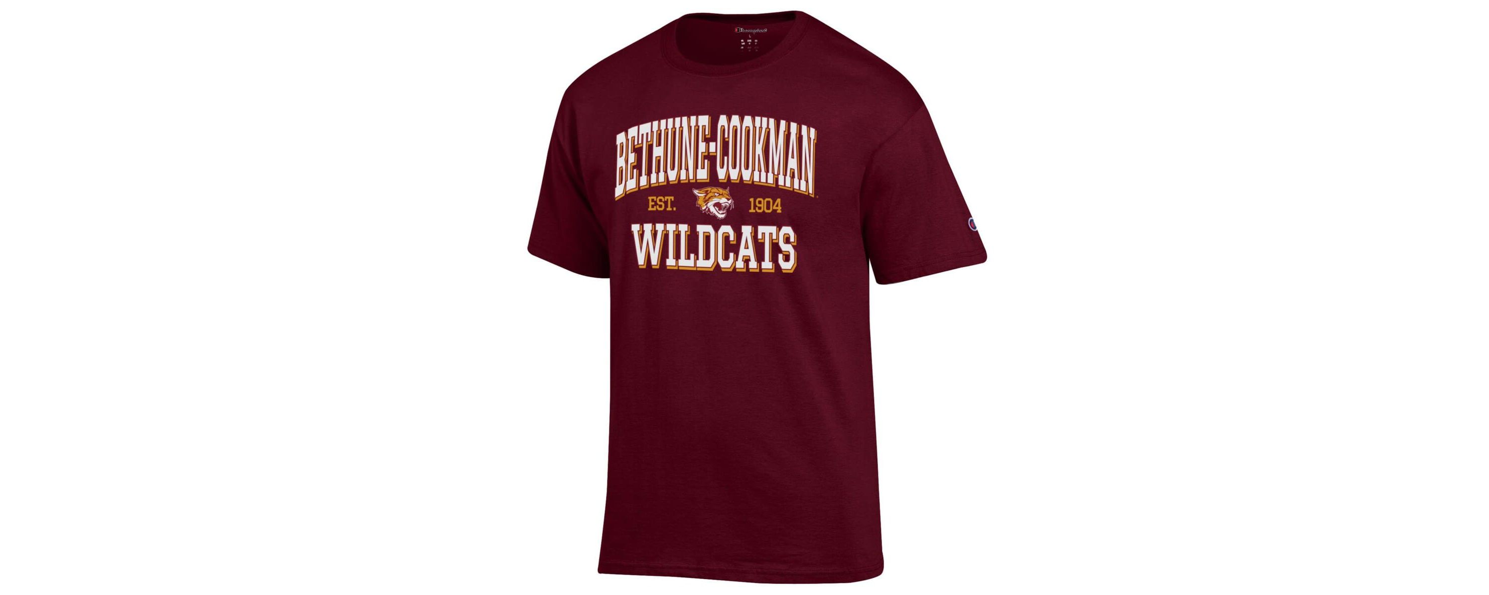 NCAA Bethune-Cookman Wildcats Est. Date Jersey T-Shirt
