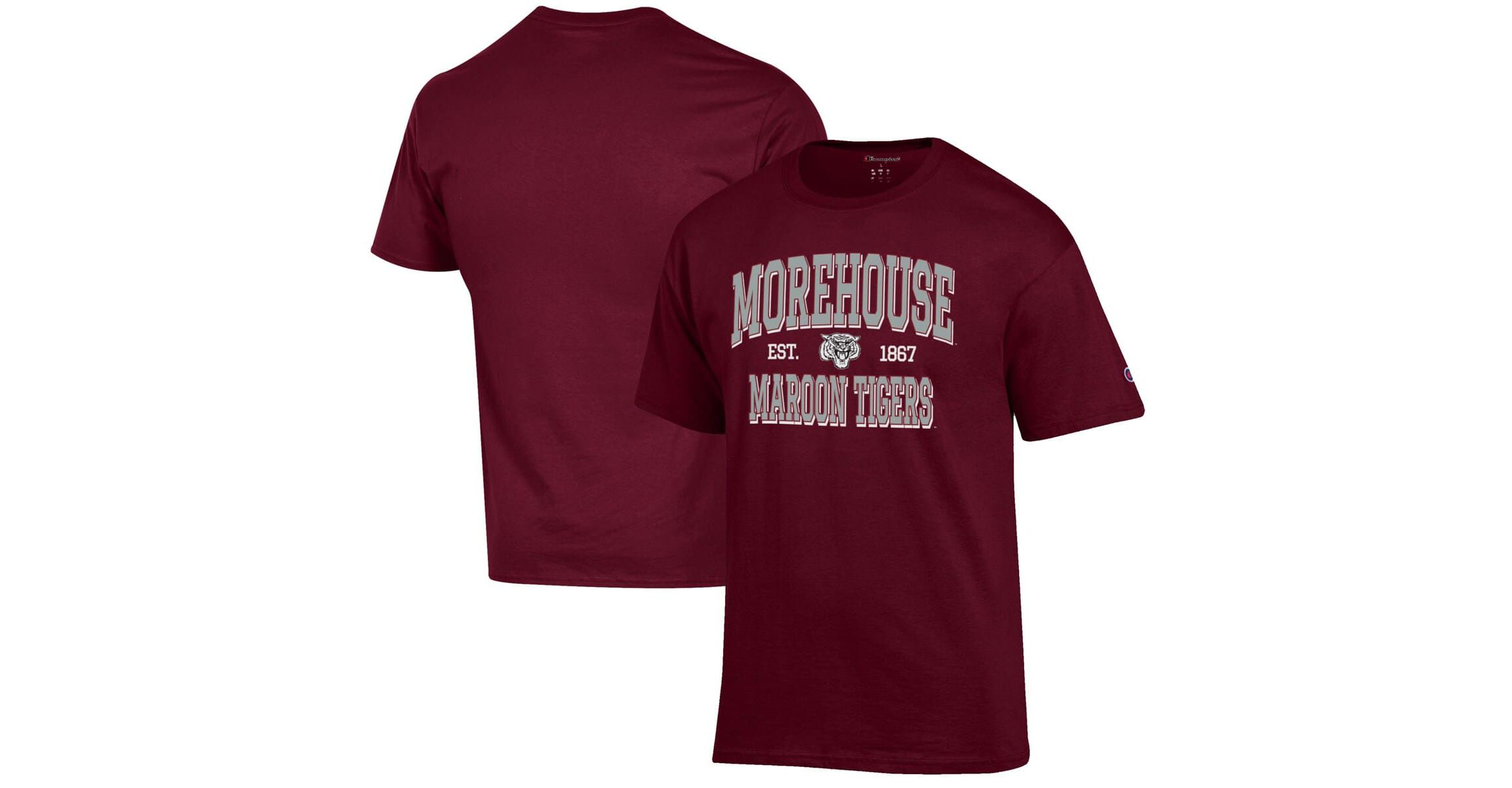 Morehouse Maroon Tigers NCAA Morehouse Tigers Est. Date Jersey T-Shirt