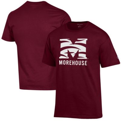 Champion Men's Morehouse Maroon Tigers NCAA Morehouse Tigers Primary Jersey T-Shirt