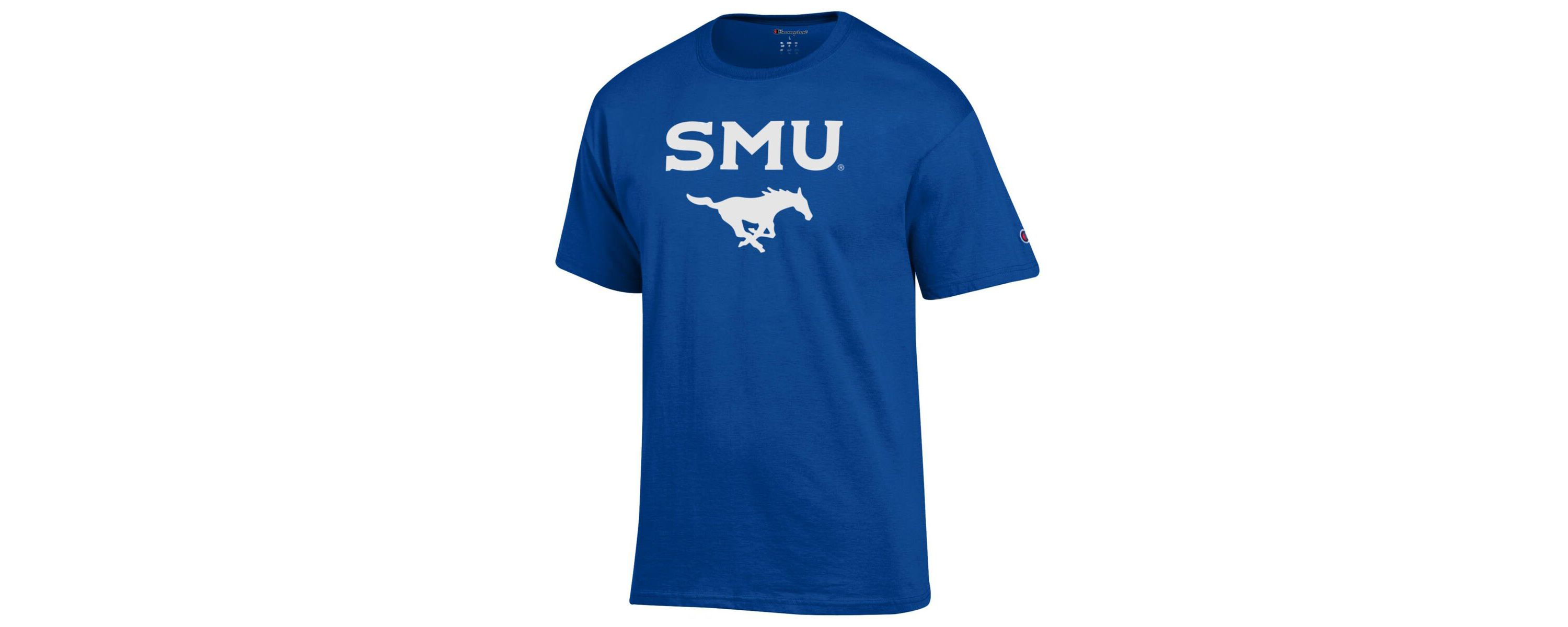 NCAA SMU Mustangs Primary Jersey T-Shirt