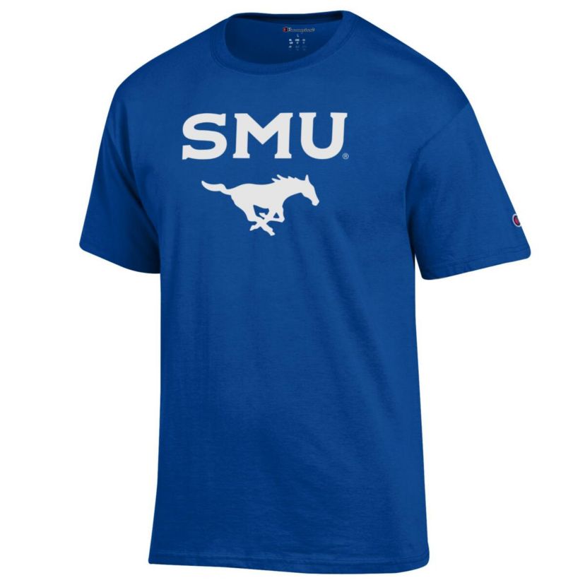 NCAA SMU Mustangs Primary Jersey T-Shirt