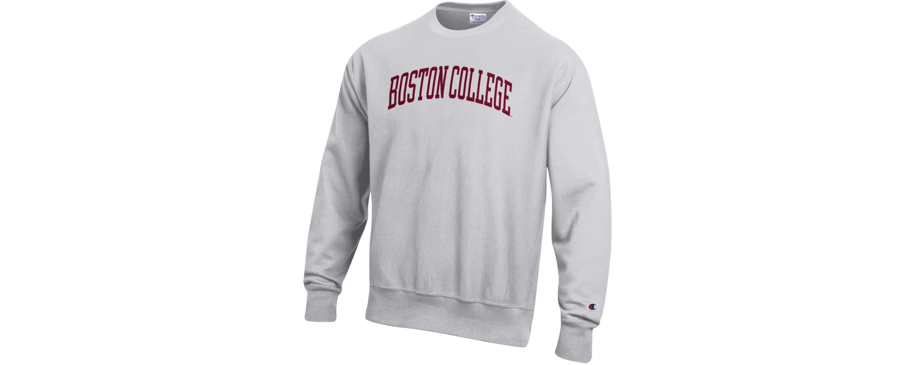 Boston College Eagles NCAA ed Boston NCAA Eagles Reverse Weave Fleece Crewneck Sweatshirt