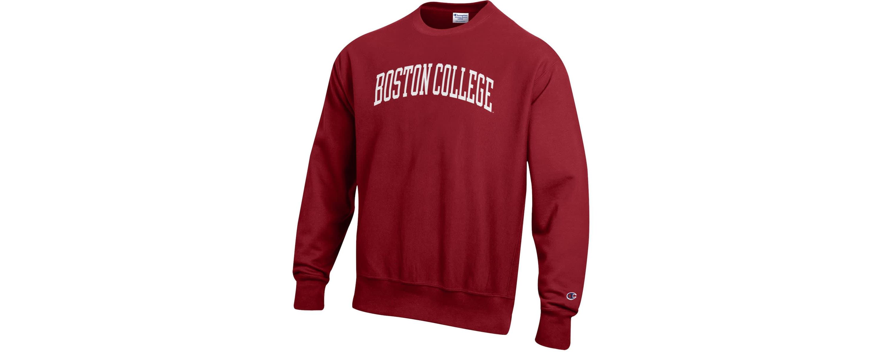 Boston College Eagles NCAA Boston NCAA Eagles Reverse Weave Fleece Crewneck Sweatshirt