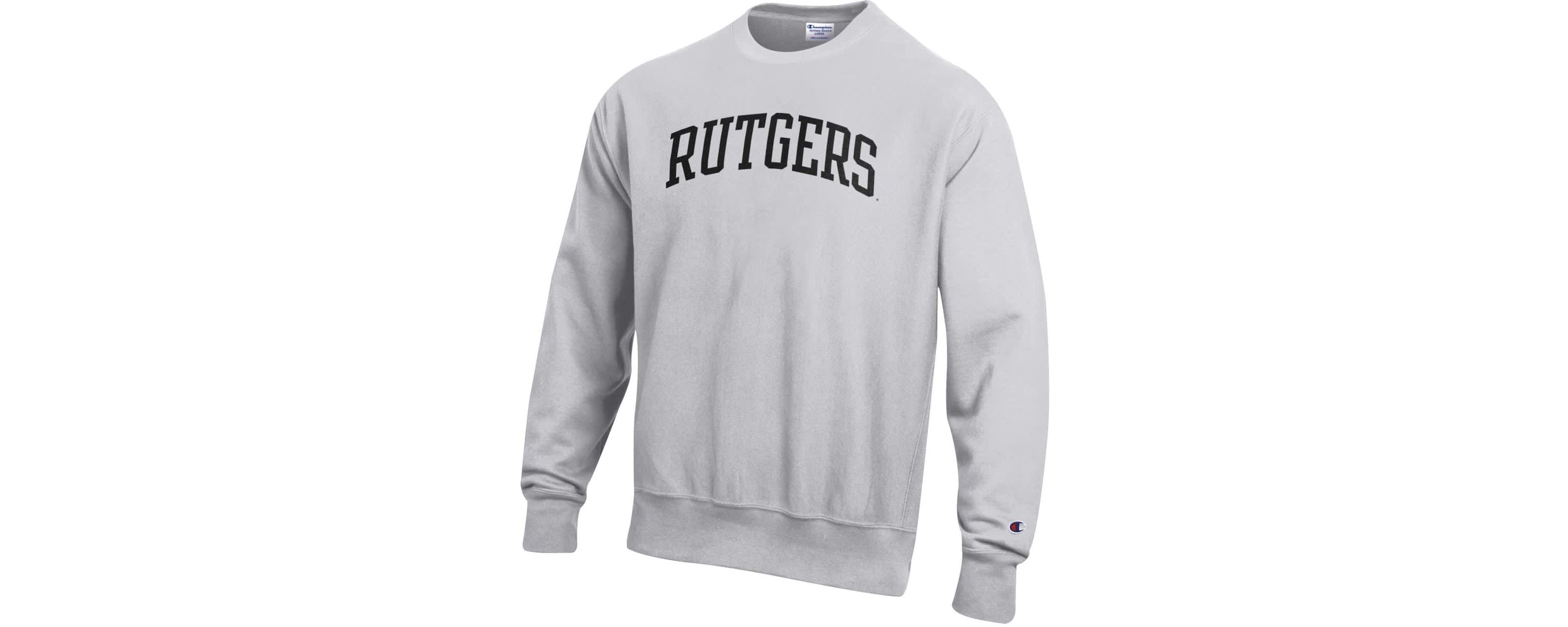 Rutgers Scarlet Knights NCAA ed Rutgers Knights Reverse Weave Fleece Crewneck Sweatshirt