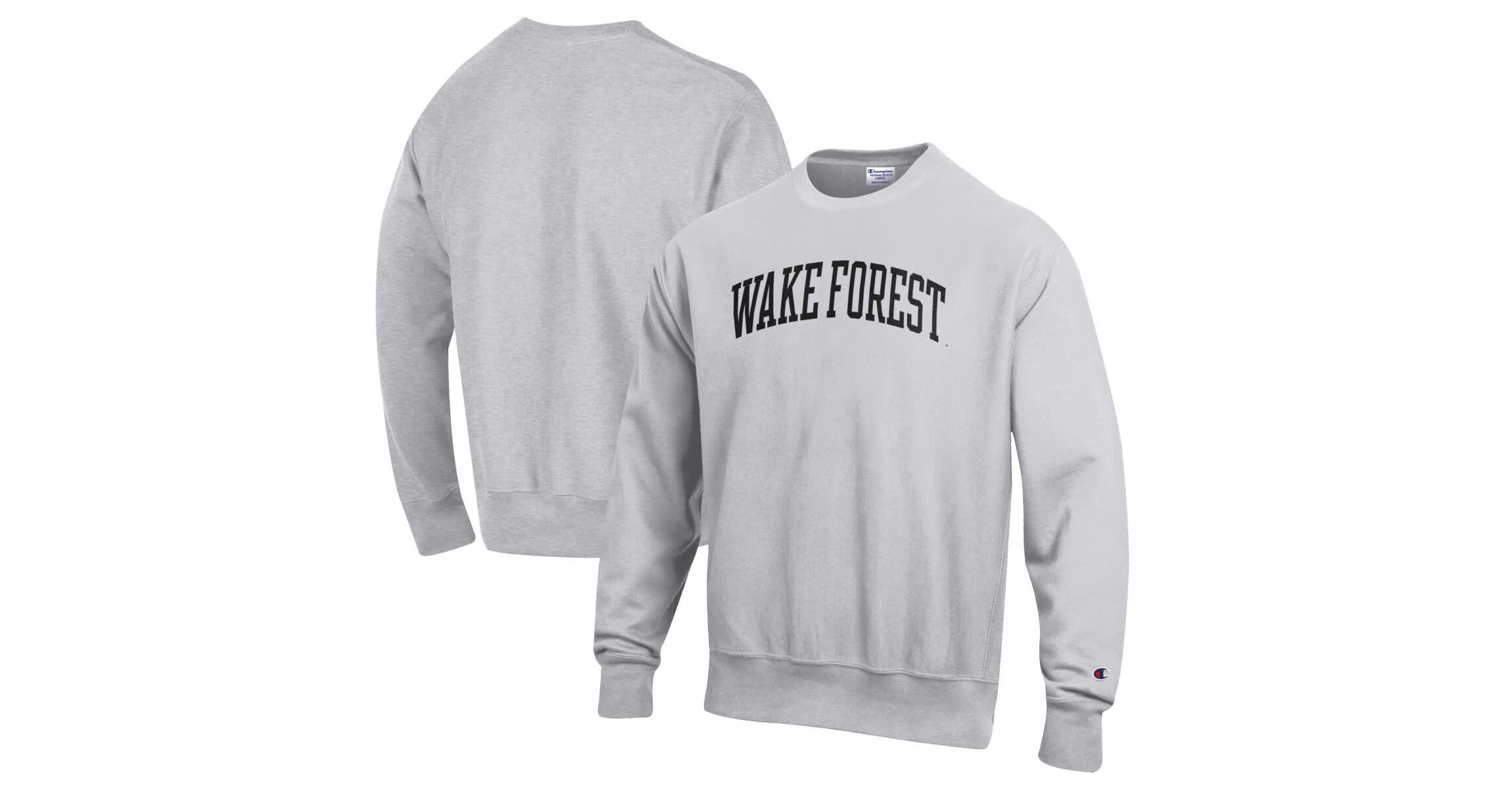 NCAA ed Wake Forest Demon Deacons Reverse Weave Fleece Crewneck Sweatshirt
