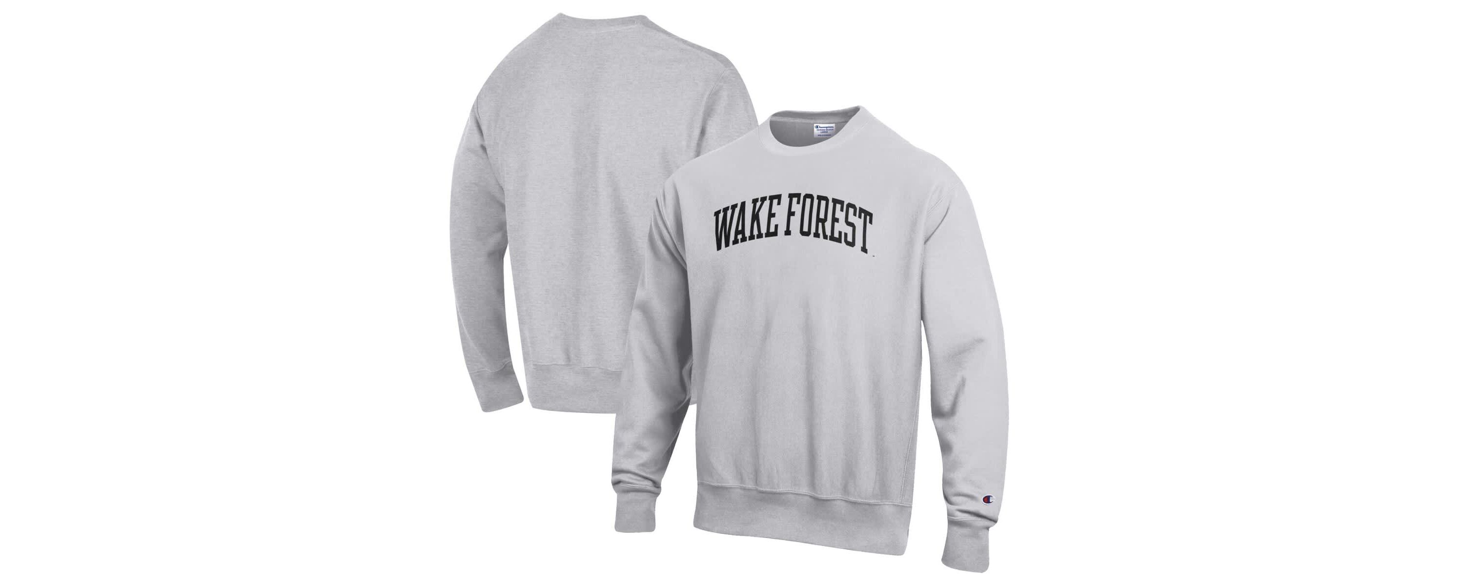 NCAA ed Wake Forest Demon Deacons Reverse Weave Fleece Crewneck Sweatshirt