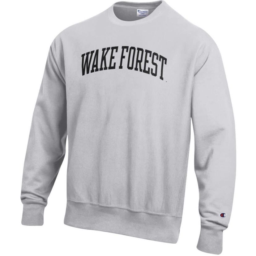 NCAA ed Wake Forest Demon Deacons Reverse Weave Fleece Crewneck Sweatshirt
