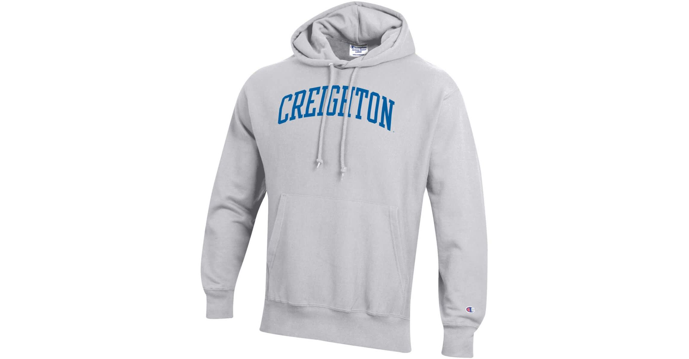 Creighton University Bluejays NCAA ed Creighton Bluejays Reverse Weave Fleece Pullover Hoodie