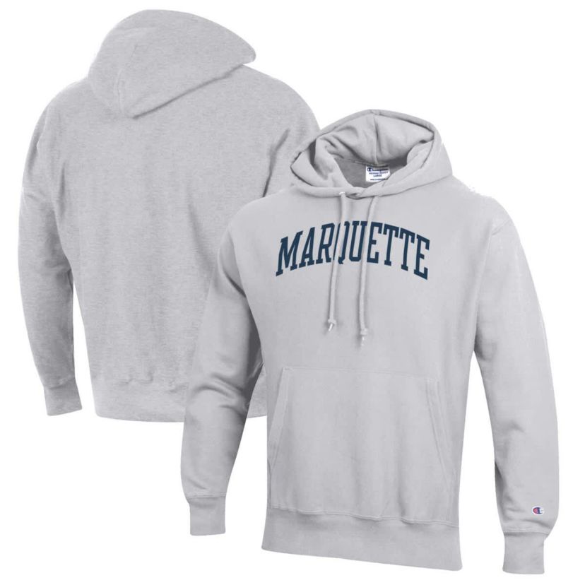 NCAA ed Marquette Golden Eagles Reverse Weave Fleece Pullover Hoodie