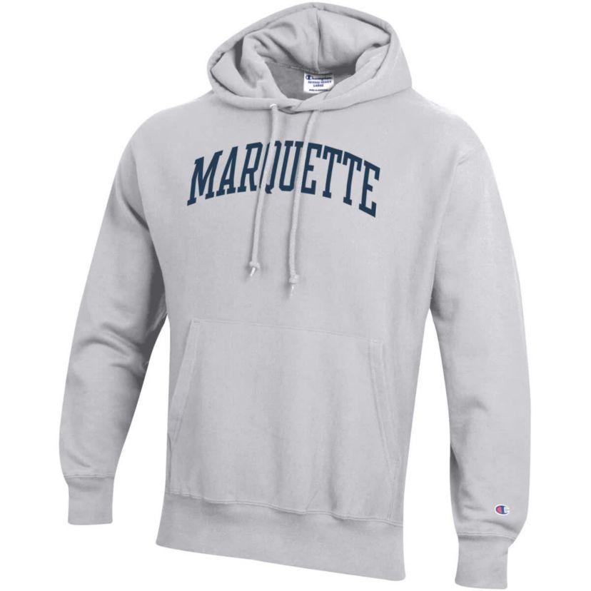NCAA ed Marquette Golden Eagles Reverse Weave Fleece Pullover Hoodie
