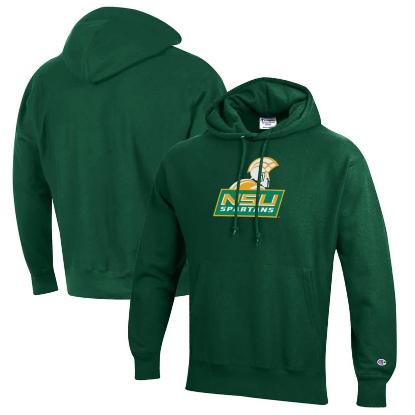 NCAA Norfolk State Spartans Reverse Weave Fleece Pullover Hoodie
