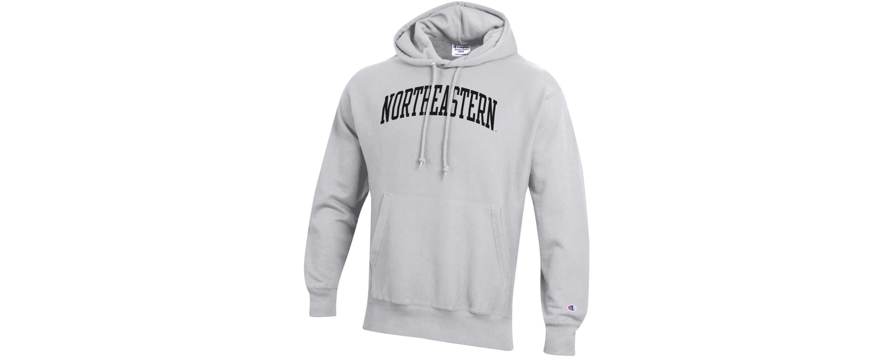 NCAA ed Northeastern Huskies Reverse Weave Fleece Pullover Hoodie