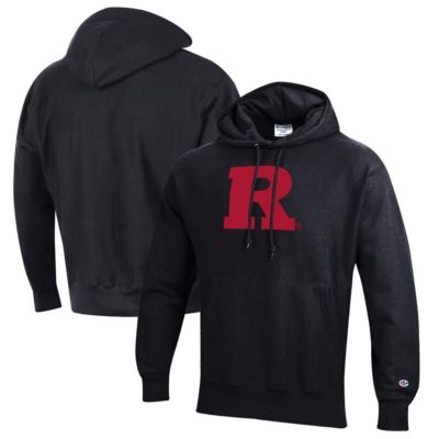 Champion Men's Rutgers Scarlet Knights NCAA Rutgers Knights Reverse Weave Fleece Pullover Hoodie