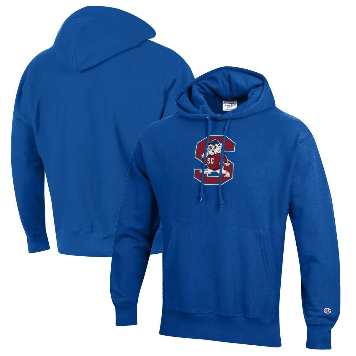 SC State Bulldogs NCAA South Carolina State Bulldogs Reverse Weave Fleece Pullover Hoodie