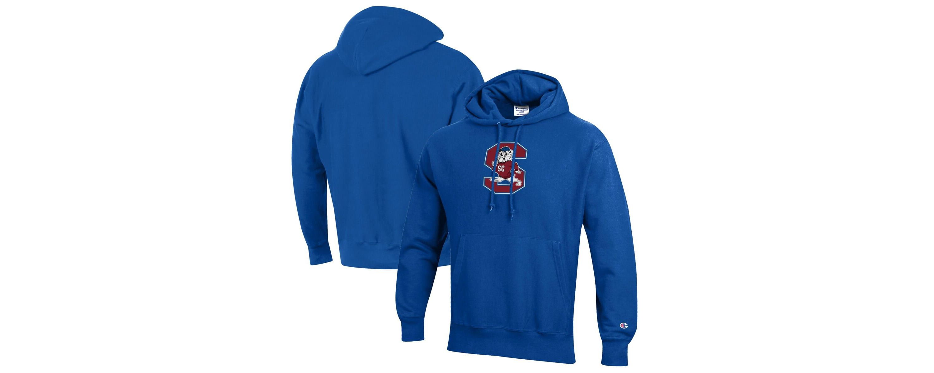 SC State Bulldogs NCAA South Carolina State Bulldogs Reverse Weave Fleece Pullover Hoodie