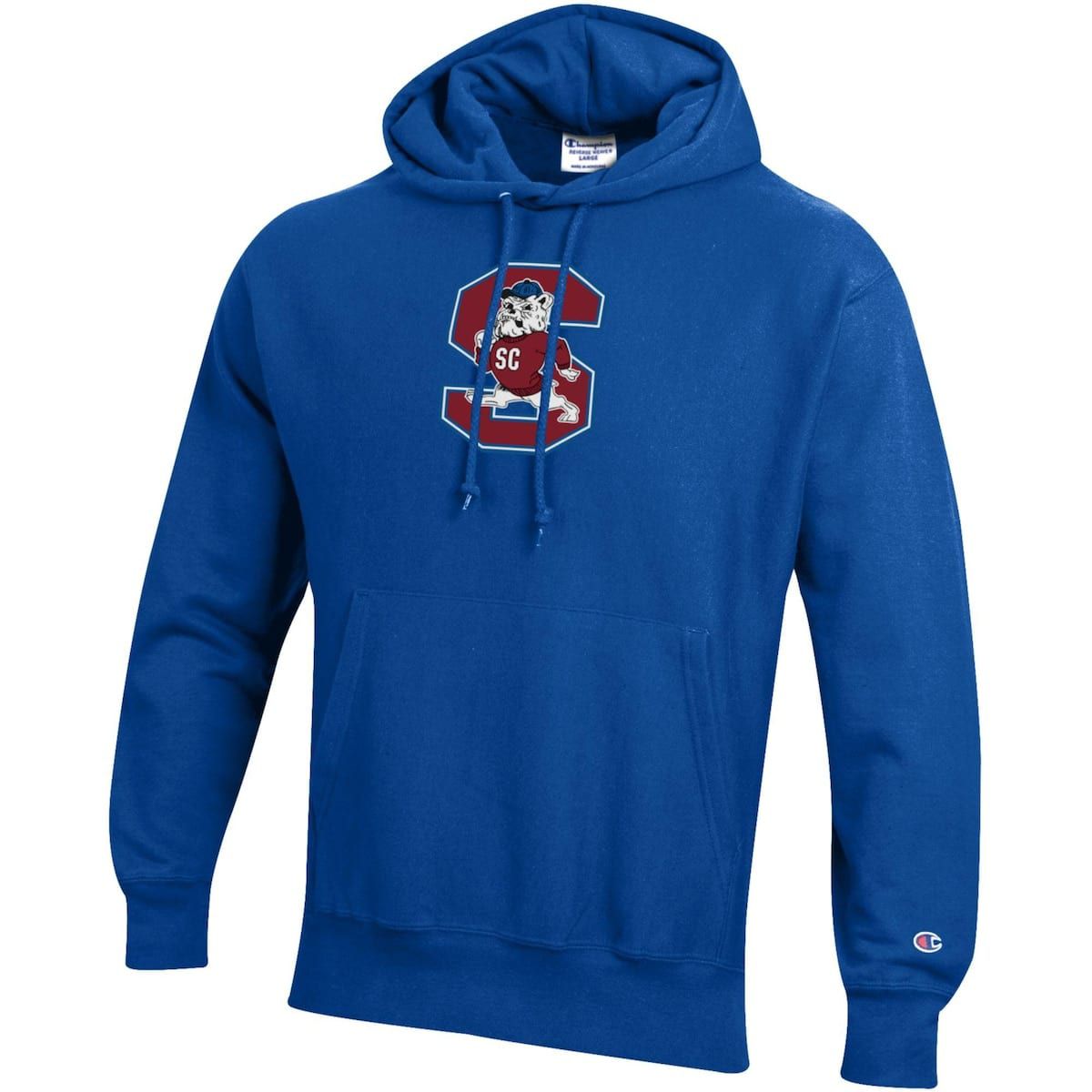 SC State Bulldogs NCAA South Carolina State Bulldogs Reverse Weave Fleece Pullover Hoodie