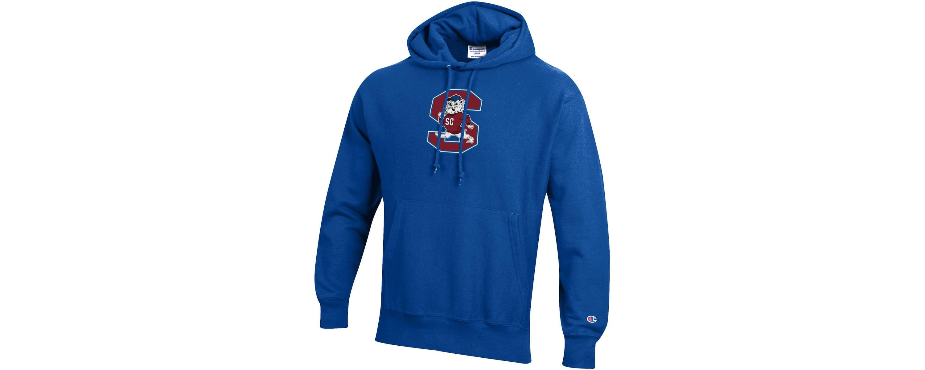SC State Bulldogs NCAA South Carolina State Bulldogs Reverse Weave Fleece Pullover Hoodie