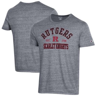 Champion Men's Rutgers Scarlet Knights NCAA ed Rutgers Knights Ultimate Tri-Blend T-Shirt