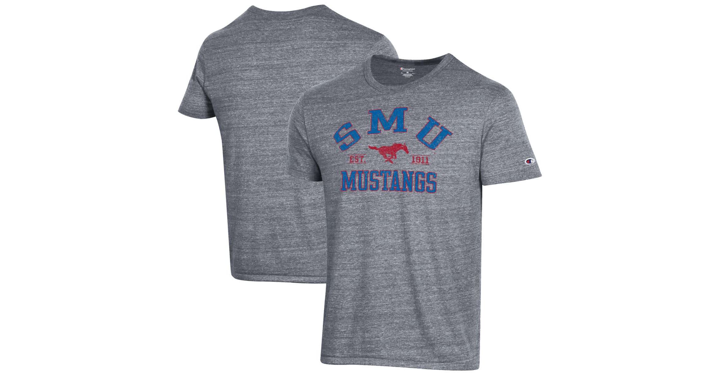 NCAA ed SMU Mustangs Ultimate Tri-Blend T-Shirt