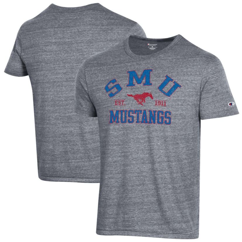 NCAA ed SMU Mustangs Ultimate Tri-Blend T-Shirt