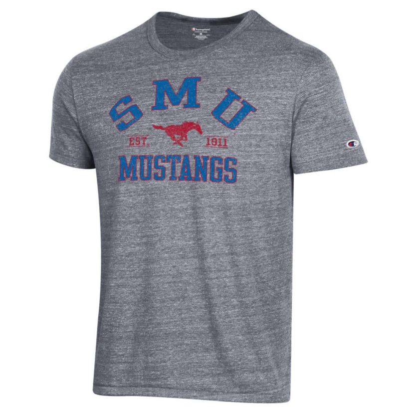 NCAA ed SMU Mustangs Ultimate Tri-Blend T-Shirt