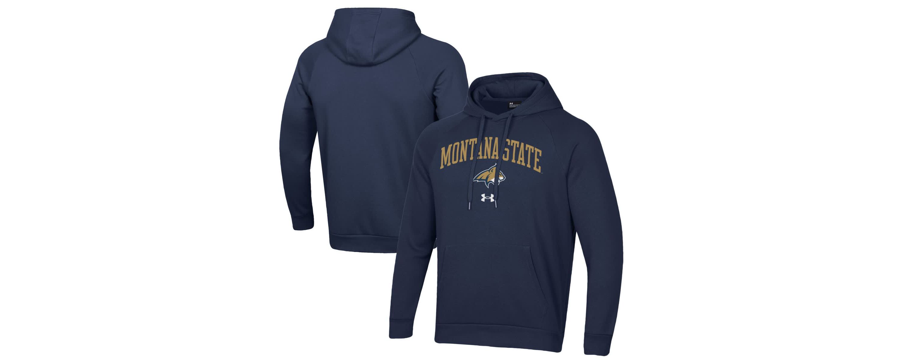 NCAA Under Armour Montana State Bobcats All Day Fleece Pullover Hoodie