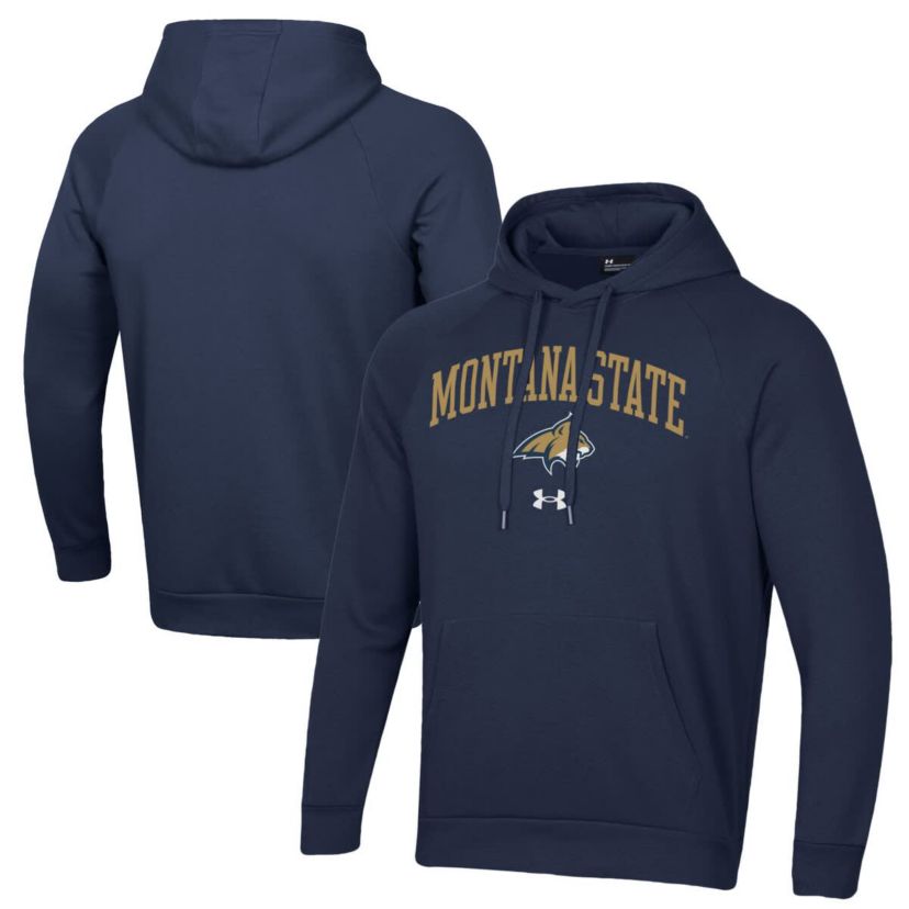 NCAA Under Armour Montana State Bobcats All Day Fleece Pullover Hoodie