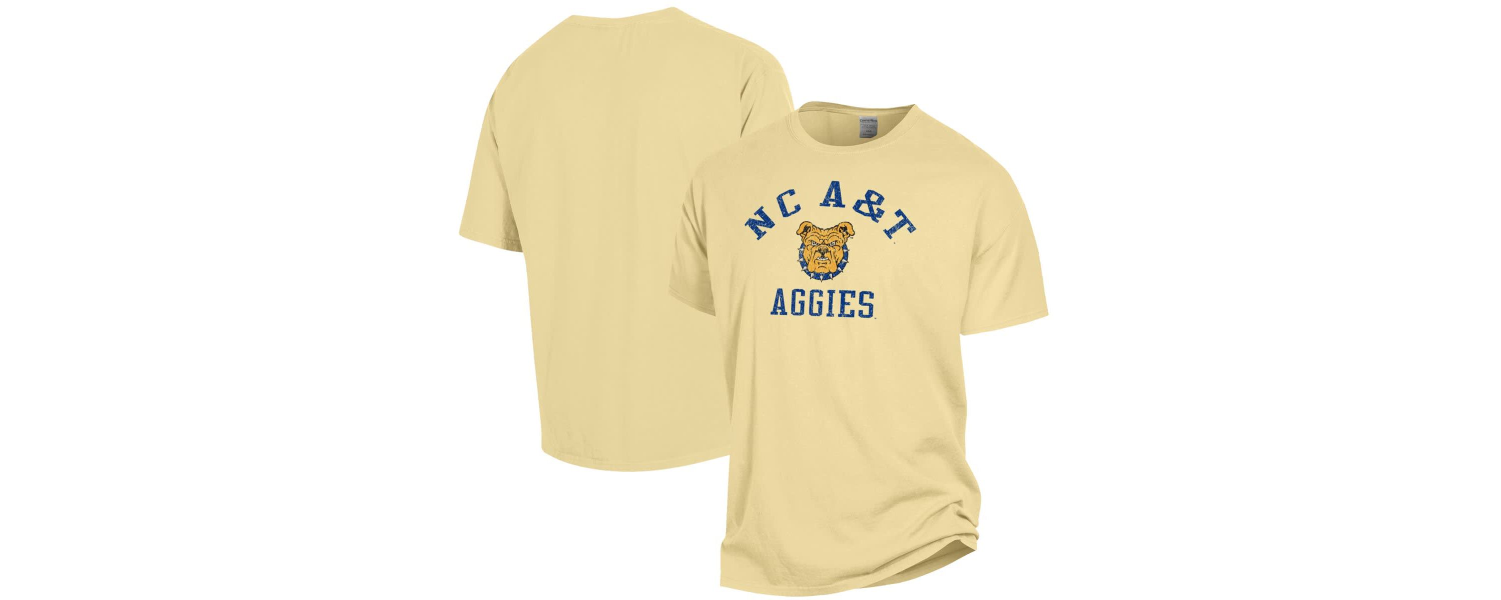 NC A&T Aggies NCAA North Carolina A&T Aggies Garment Dyed T-Shirt
